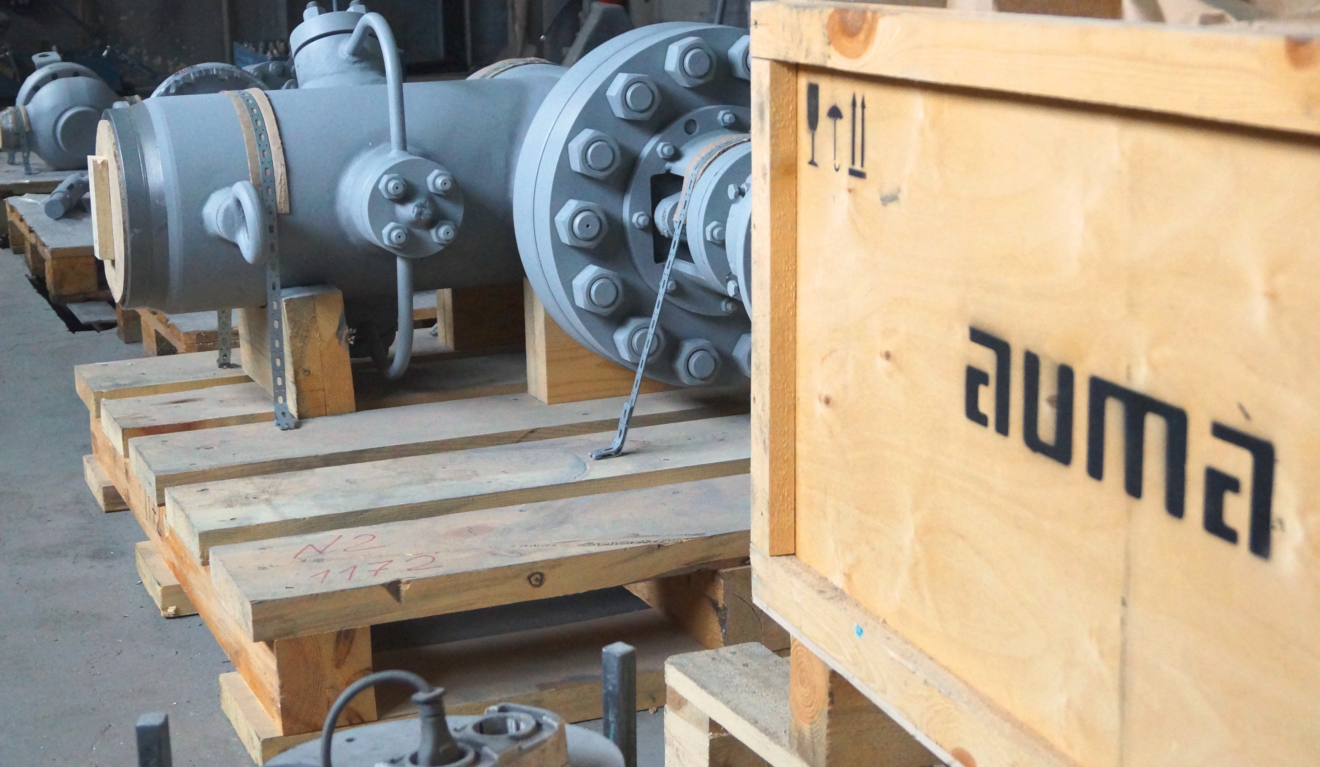Shipping of stop and check valves